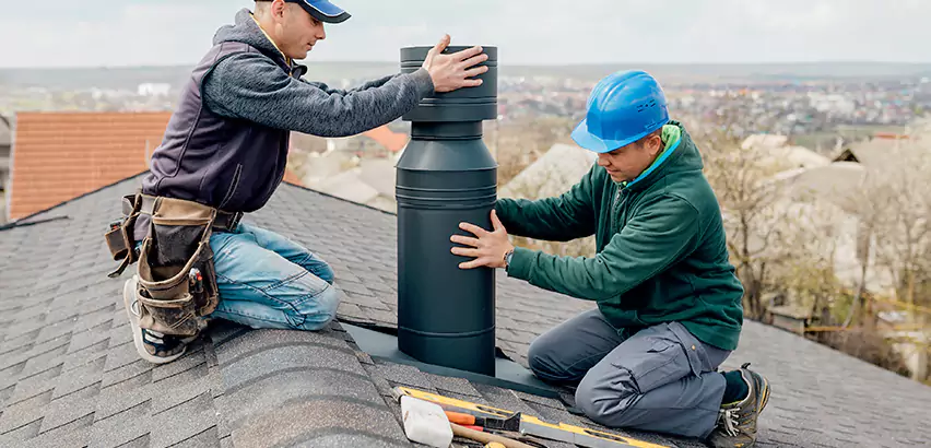 Chimney Flashing Replacement for Storm Damage in Mount Prospect