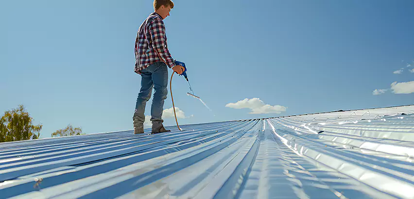 EPDM Roofing Installation Drip Edge in Mount Prospect
