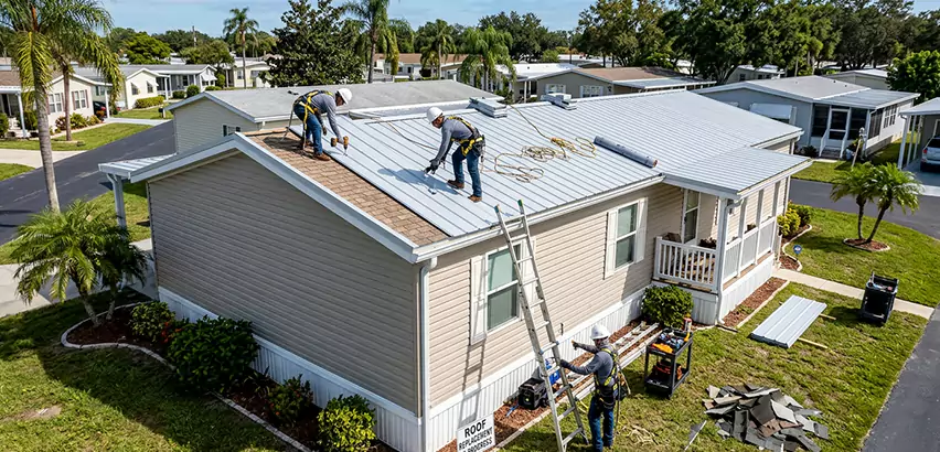 Mobile Home Metal Roof Replacement in Mount Prospect