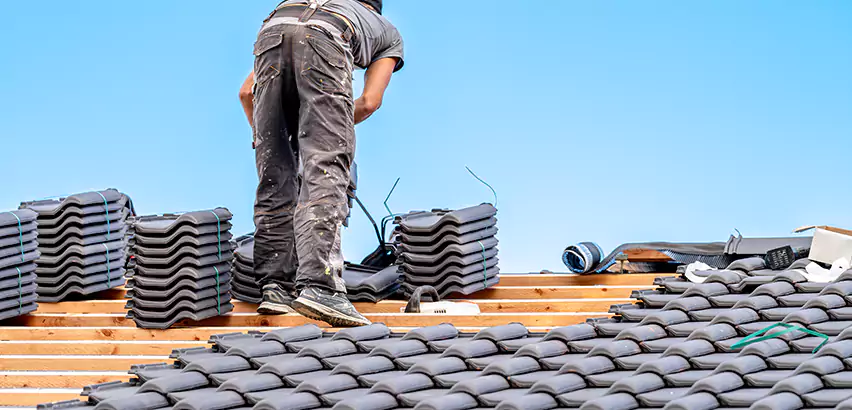Replacing Tile Roof Underlayment in Mount Prospect