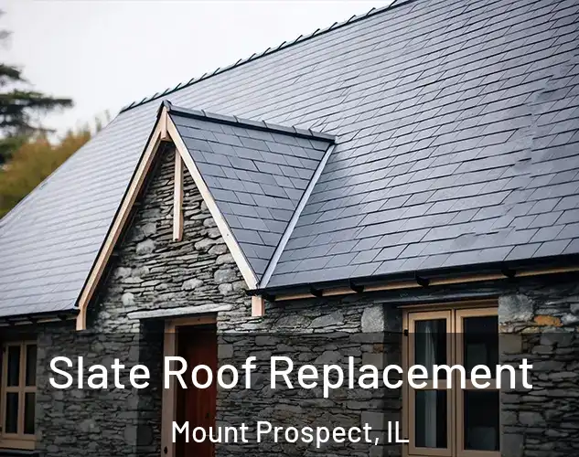  Slate Roof Replacement Mount Prospect, IL